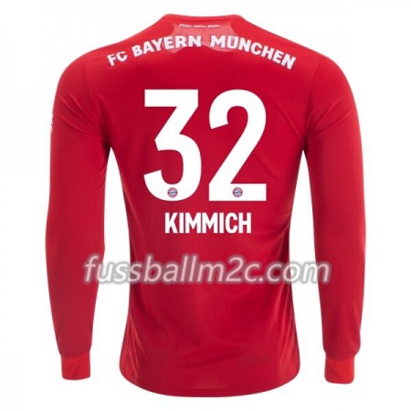Fußballtrikots FC Bayern München Joshua Kimmich 32 Heim Trikotsatz 2019-2020 Langarm